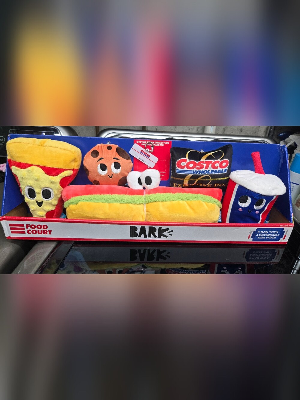 BARK Food Court Dog Toy Bundle, 5 Count